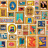 Papier peint "Family portrait" Blanc de ToiletPaper-Support vinyle – surface gaufrée et irrégulière - simule la toile d’un tableau-The Woods Gallery
