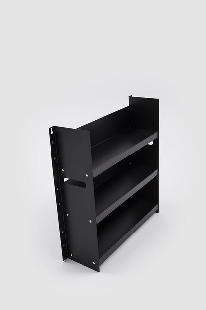 Petite bibliothèque Livorno 60 par Marco Ferreri - Danese Milano-Noir-The Woods Gallery