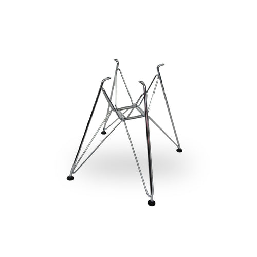 Piètement Eiffel Chromé pour chaises en fibre de verre Eames