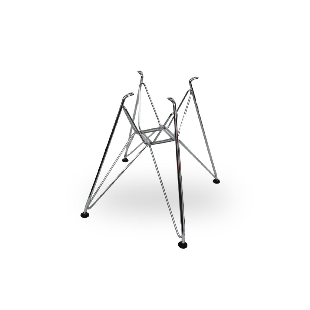 Piètement Eiffel Chromé pour chaises en fibre de verre Eames-The Woods Gallery