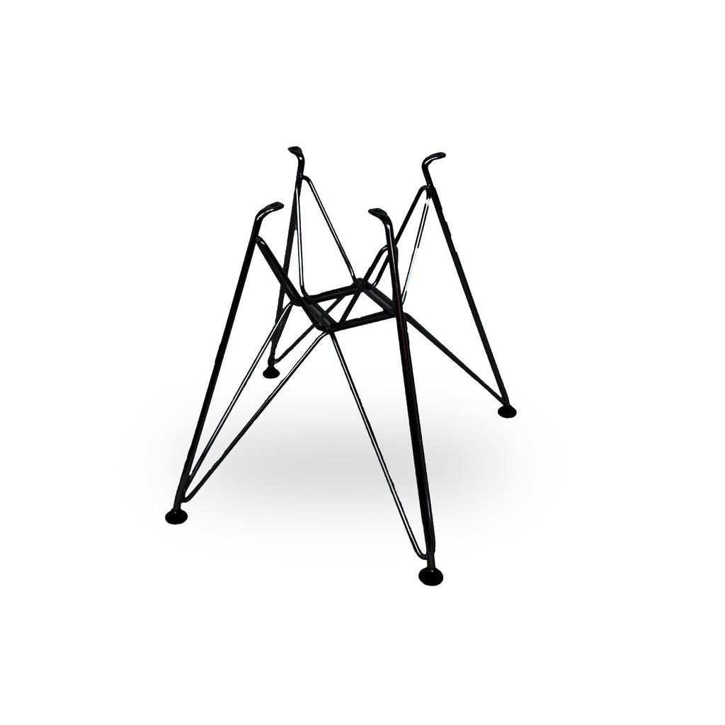 Piètement Eiffel Noir pour chaises en fibre de verre Eames-The Woods Gallery