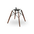 Piètement base Dowel rotative Noyer pour chaises en fibre de verre Eames-The Woods Gallery