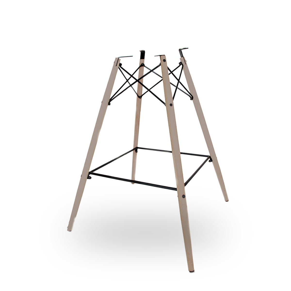 Piètement base Tabouret Hêtre pour chaises en fibre de verre Eames-The Woods Gallery