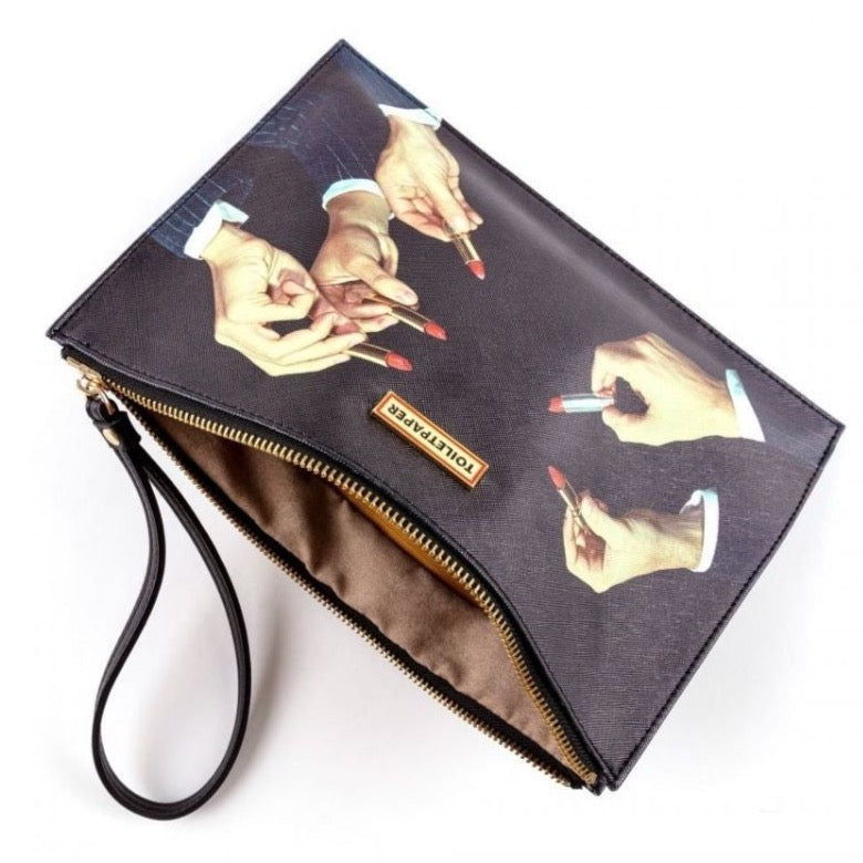 Pochette Black Lipsticks de ToiletPaper - Seletti-The Woods Gallery