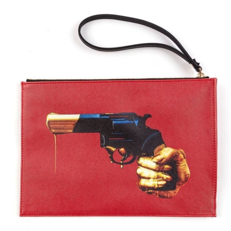 Pochette zippée Pistolet de ToiletPaper - Seletti-The Woods Gallery