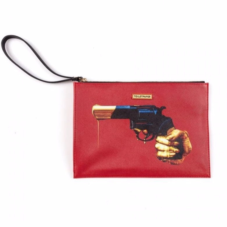 Pochette zippée Pistolet de ToiletPaper - Seletti-The Woods Gallery