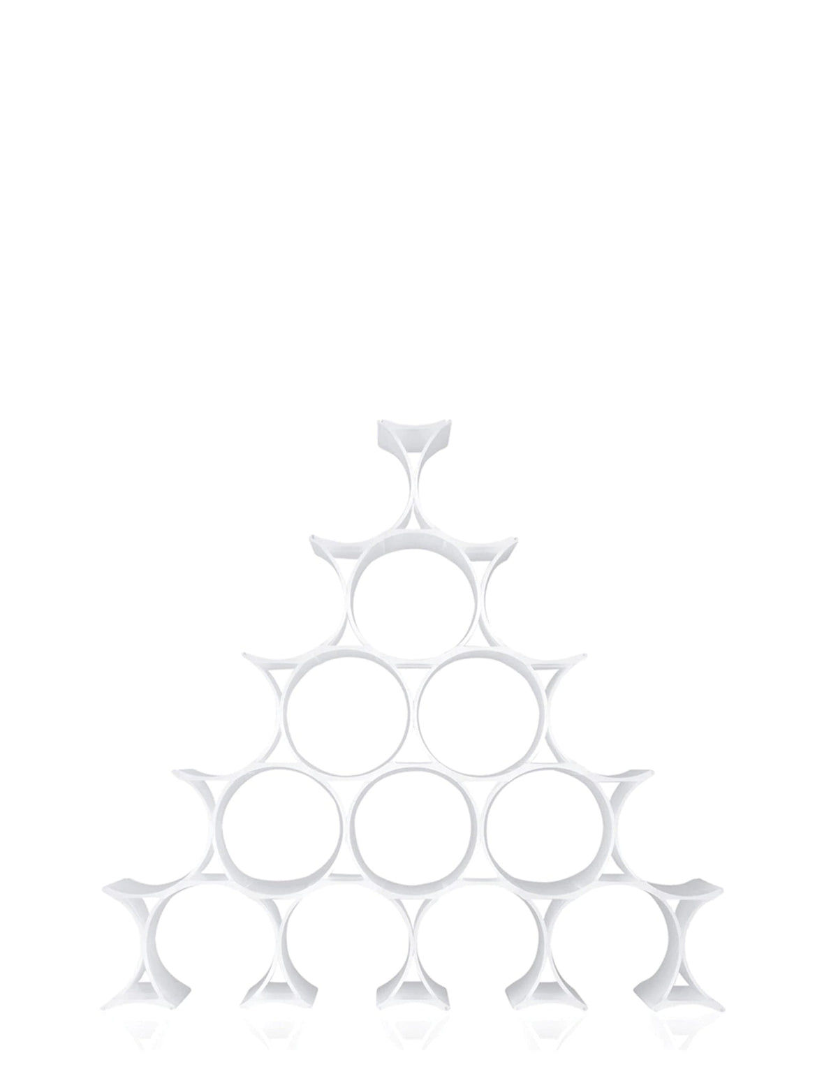 Porte bouteille Infinity de Ron Arad - Kartell-blanc-The Woods Gallery