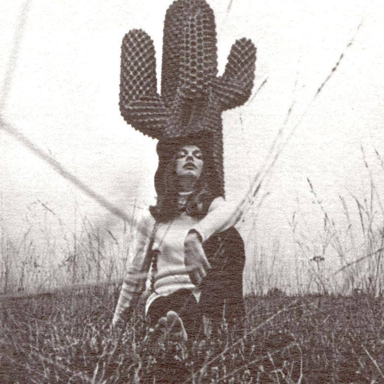 Porte manteau, sculpture Another Green Cactus de Drocco &amp; Mello - Gufram-The Woods Gallery