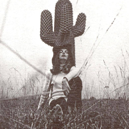 Porte manteau, sculpture Another Green Cactus de Drocco &amp; Mello - Gufram-The Woods Gallery