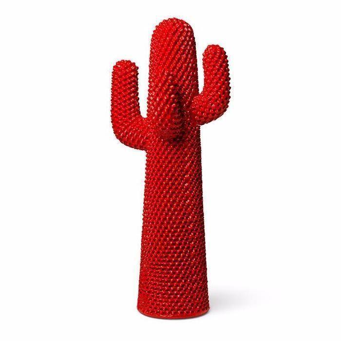 Porte manteau, sculpture Rosso Cactus de Drocco & Mello - Gufram-The Woods Gallery