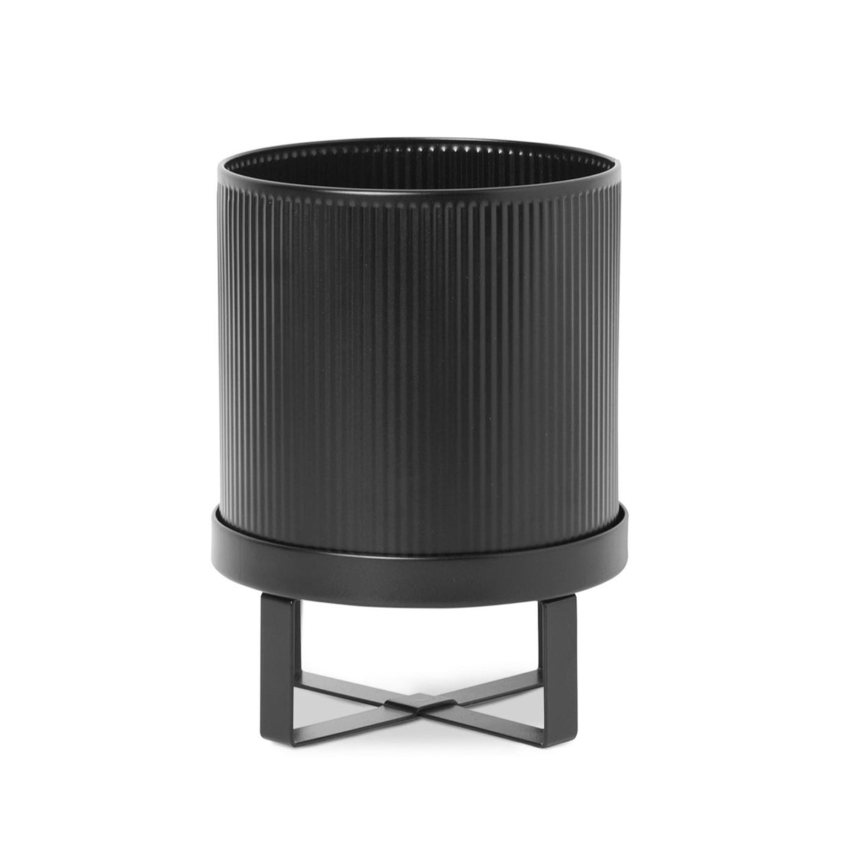 Pot de fleurs Bau - Ferm Living-Small-Noir-The Woods Gallery