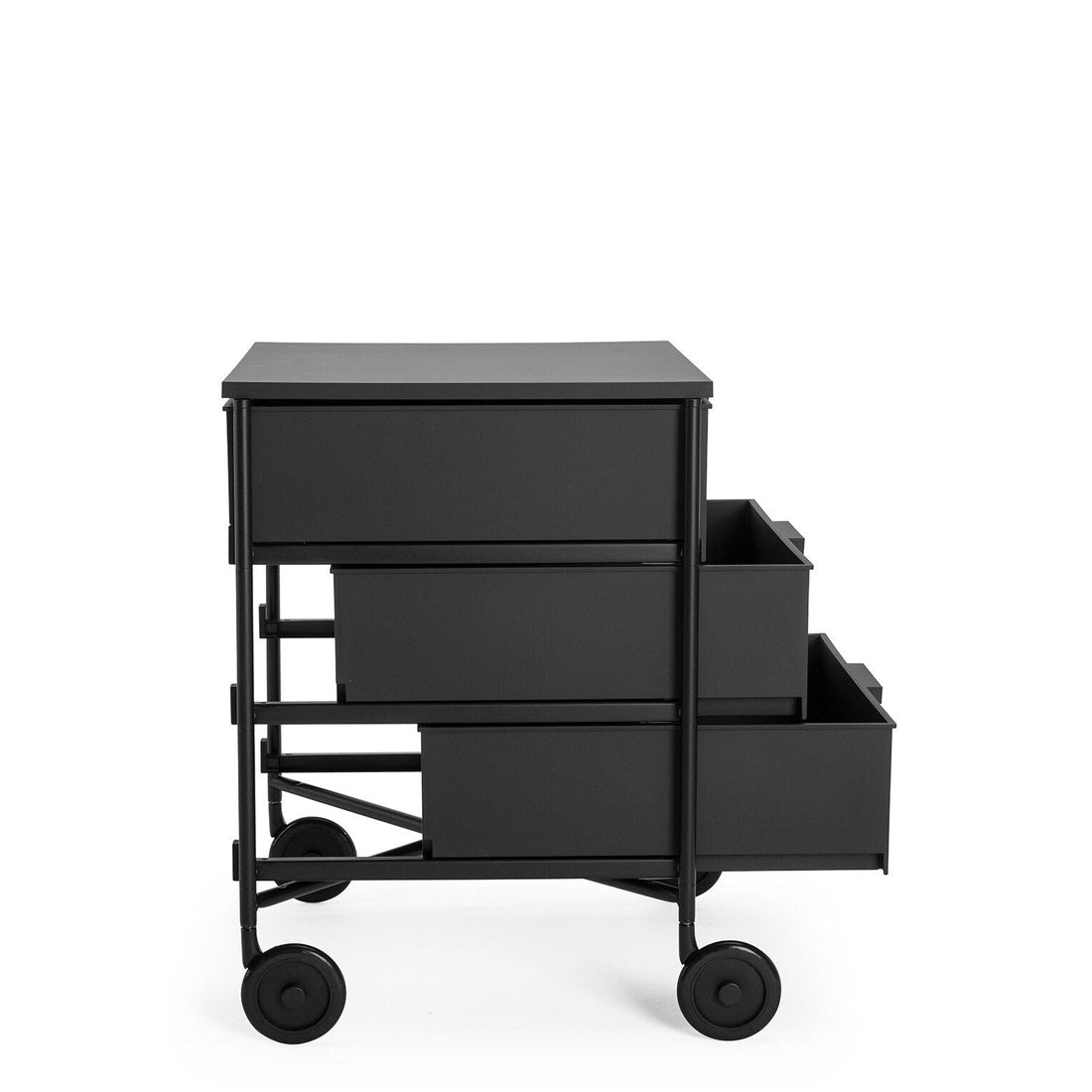 Rangement Mobil Mat de Antonio Citterio + Oliver Löw - Kartell-Noir-The Woods Gallery