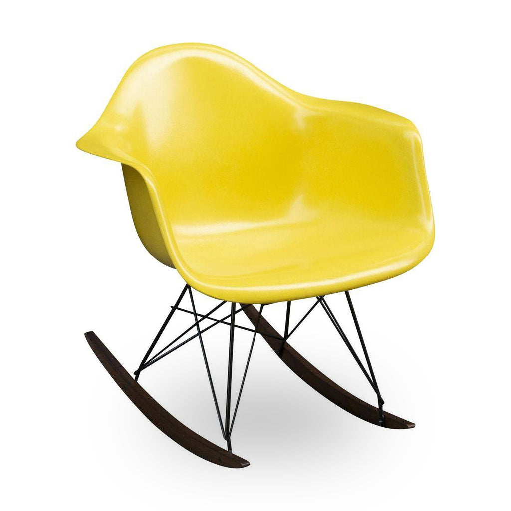 Rocking Chair Bright Yellow de Charles & Ray Eames - Herman Miller-The Woods Gallery