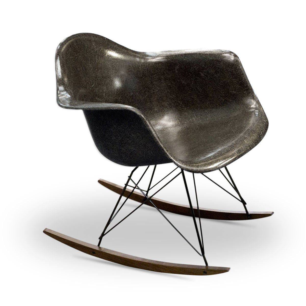 Rocking Chair Seal Brown de Charles &amp; Ray Eames - Herman Miller - Vintage-The Woods Gallery
