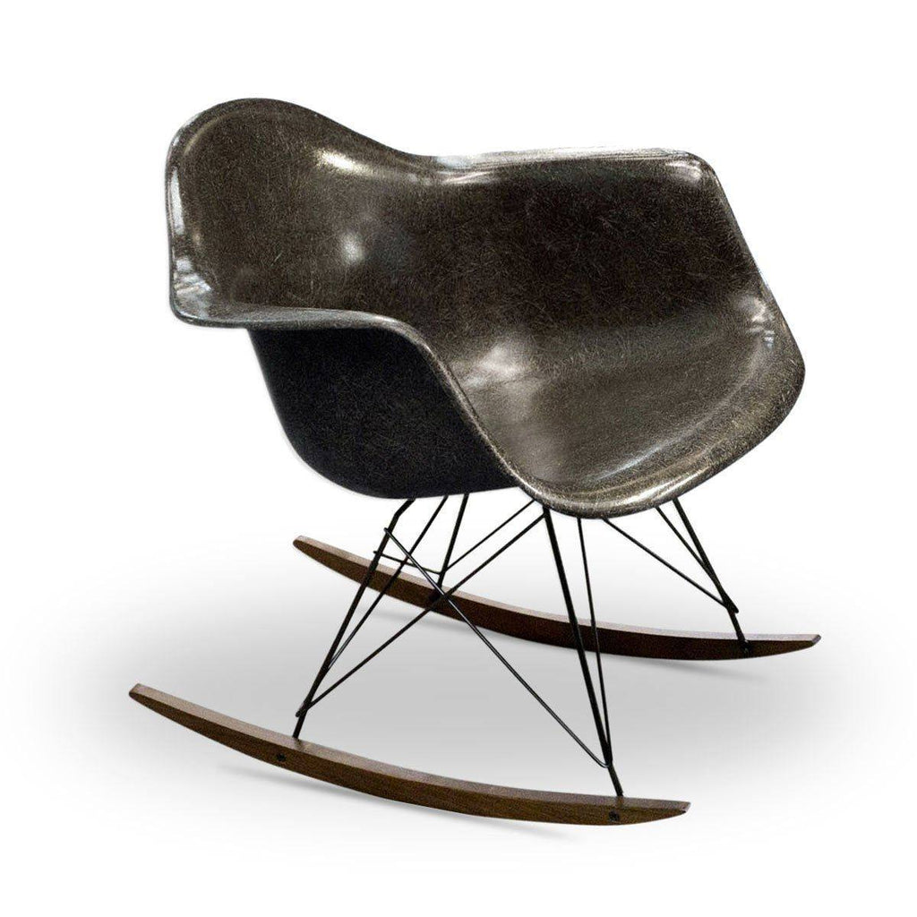 Rocking Chair Seal Brown de Charles & Ray Eames - Herman Miller - Vintage-The Woods Gallery
