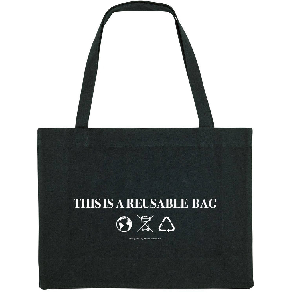 Sac This Is A Reusable Bag de The Woods-Noir-The Woods Gallery