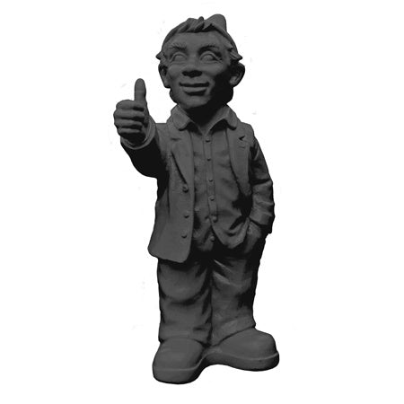 Sculpture Optimiste d'Ottmar Hörl-Jaune-Signé à la main par l'artiste-The Woods Gallery