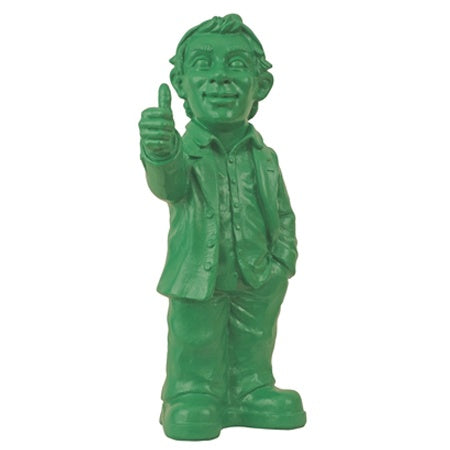 Sculpture Optimiste d'Ottmar Hörl-Jaune-Signé à la main par l'artiste-The Woods Gallery