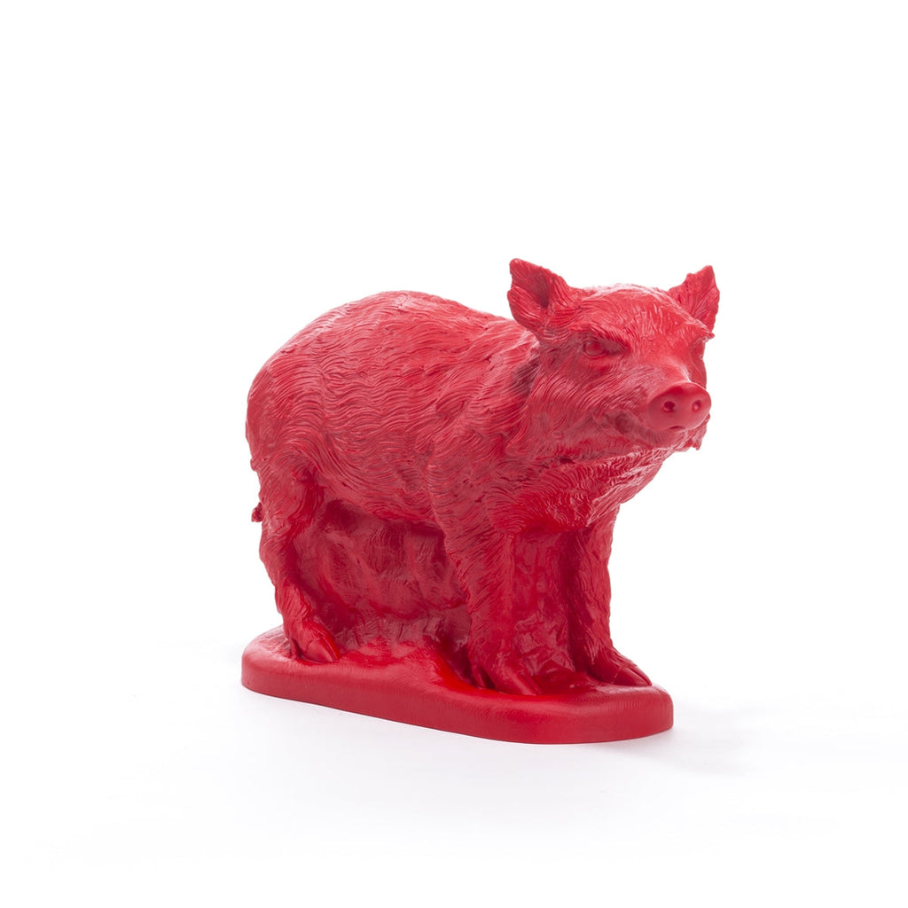 Sculpture Porcelet d'Ottmar Hörl-Vert-Non signé-The Woods Gallery