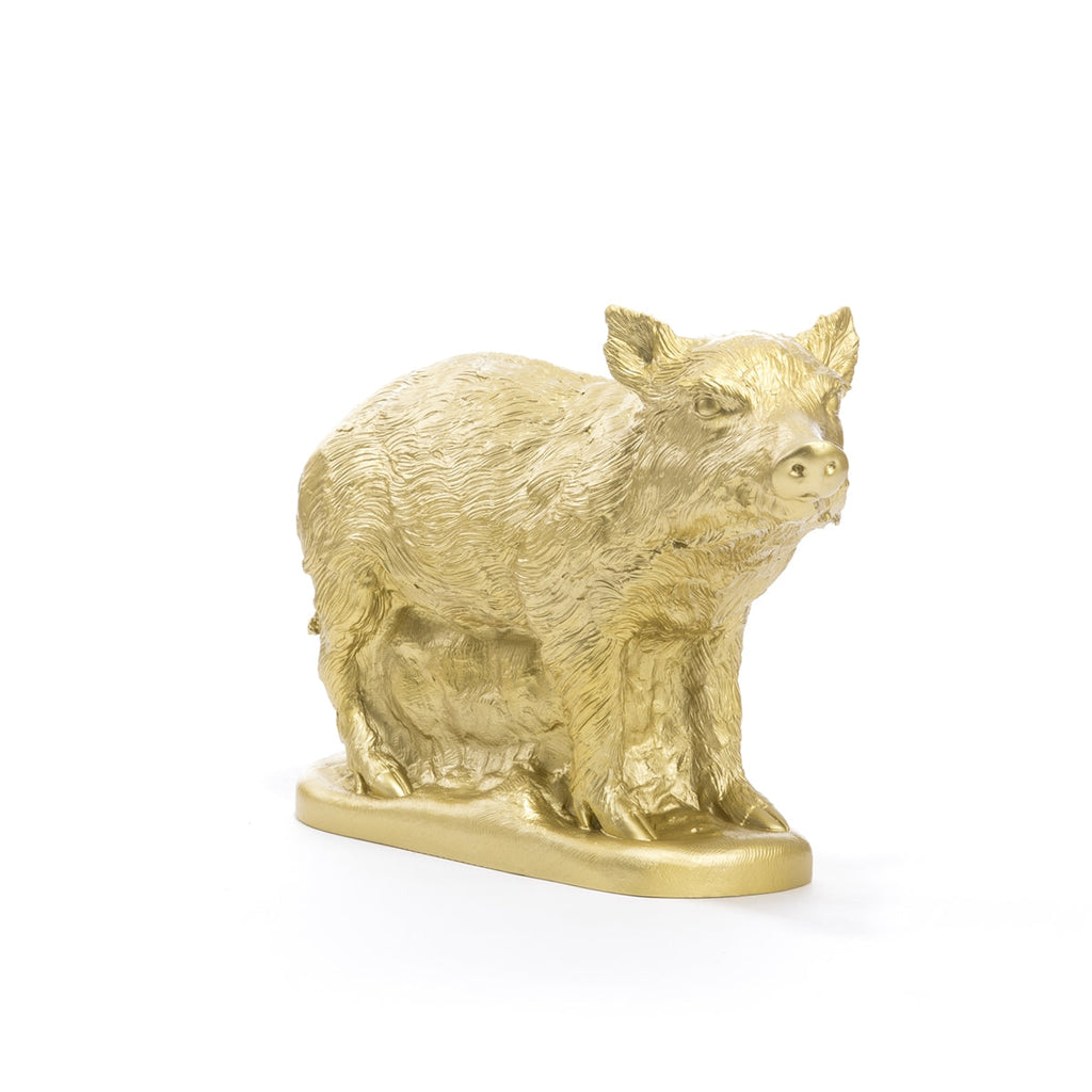 Sculpture Porcelet d'Ottmar Hörl-Vert-Non signé-The Woods Gallery