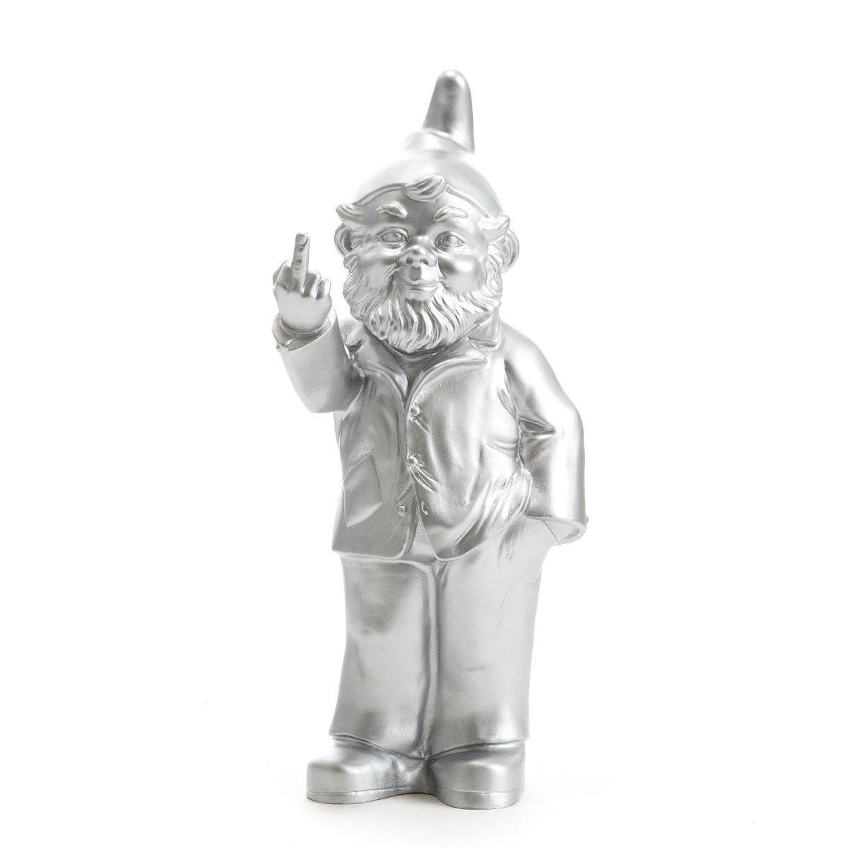 Sponti sculpture (Activist) - garden gnome middle finger