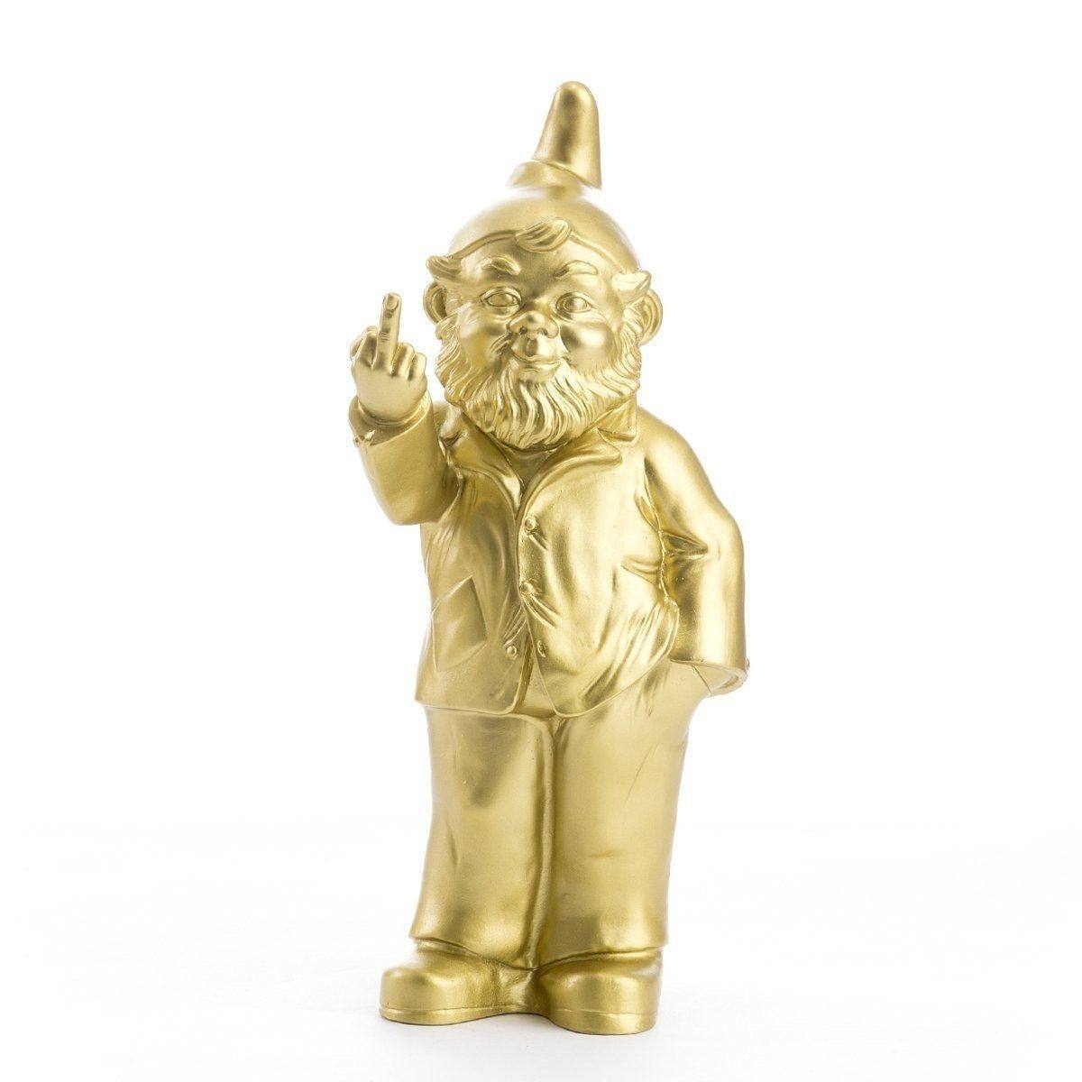 Ottmar Hörl - middle finger - Fuck Sponti sculpture (Activist) - garden gnome middle finger / Fuck
