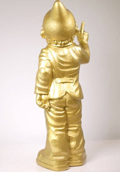 Sculpture Victory de Ottmar Hörl - Nain de jardin - Victoire-argent-Sans Signature-The Woods Gallery
