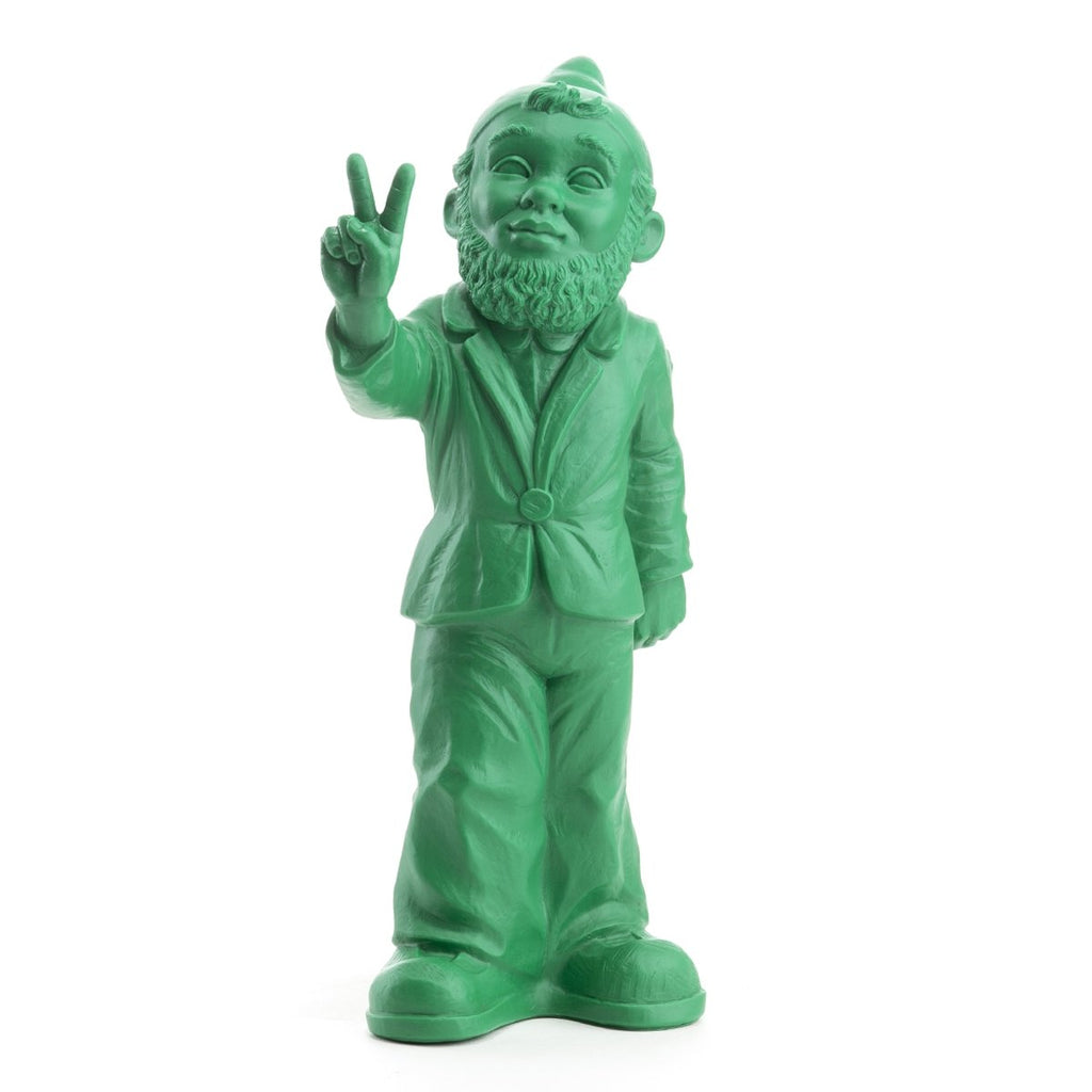 Sculpture Victory de Ottmar Hörl - Nain de jardin - Victoire-argent-Sans Signature-The Woods Gallery