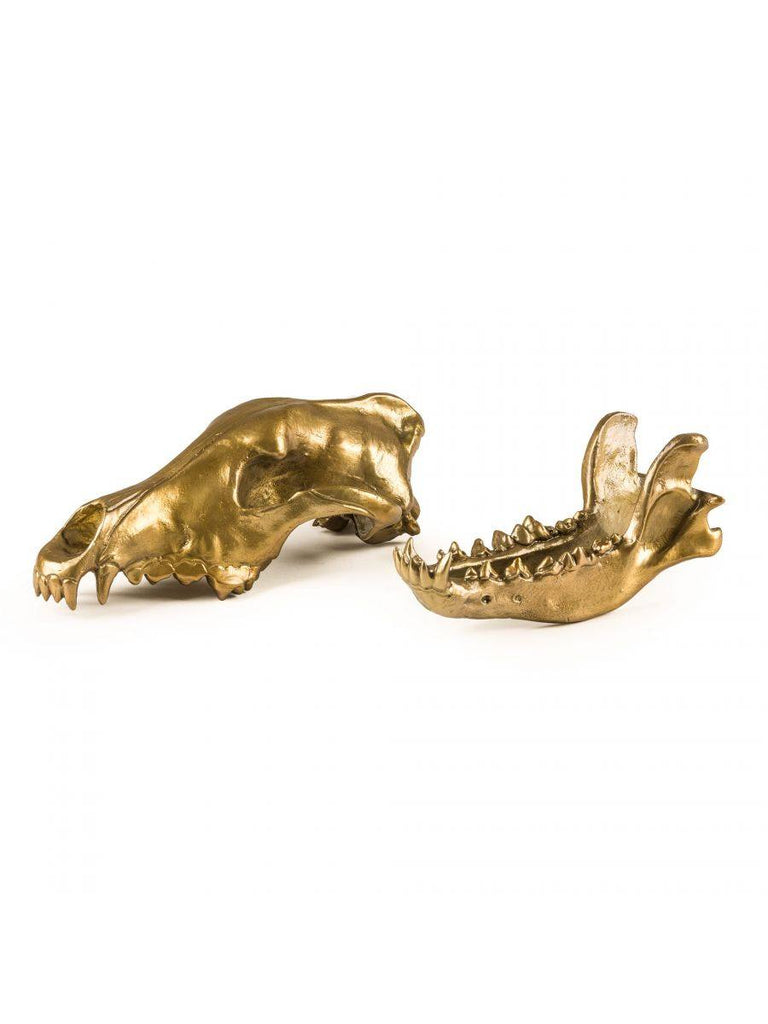 Sculpture crâne de loup Wunderkrammer Wolf Skull - Seletti X Diesel Living-The Woods Gallery