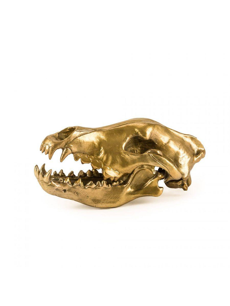 Sculpture crâne de loup Wunderkrammer Wolf Skull - Seletti X Diesel Living-The Woods Gallery