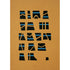 Sérigraphie "Écriture illisible d&
