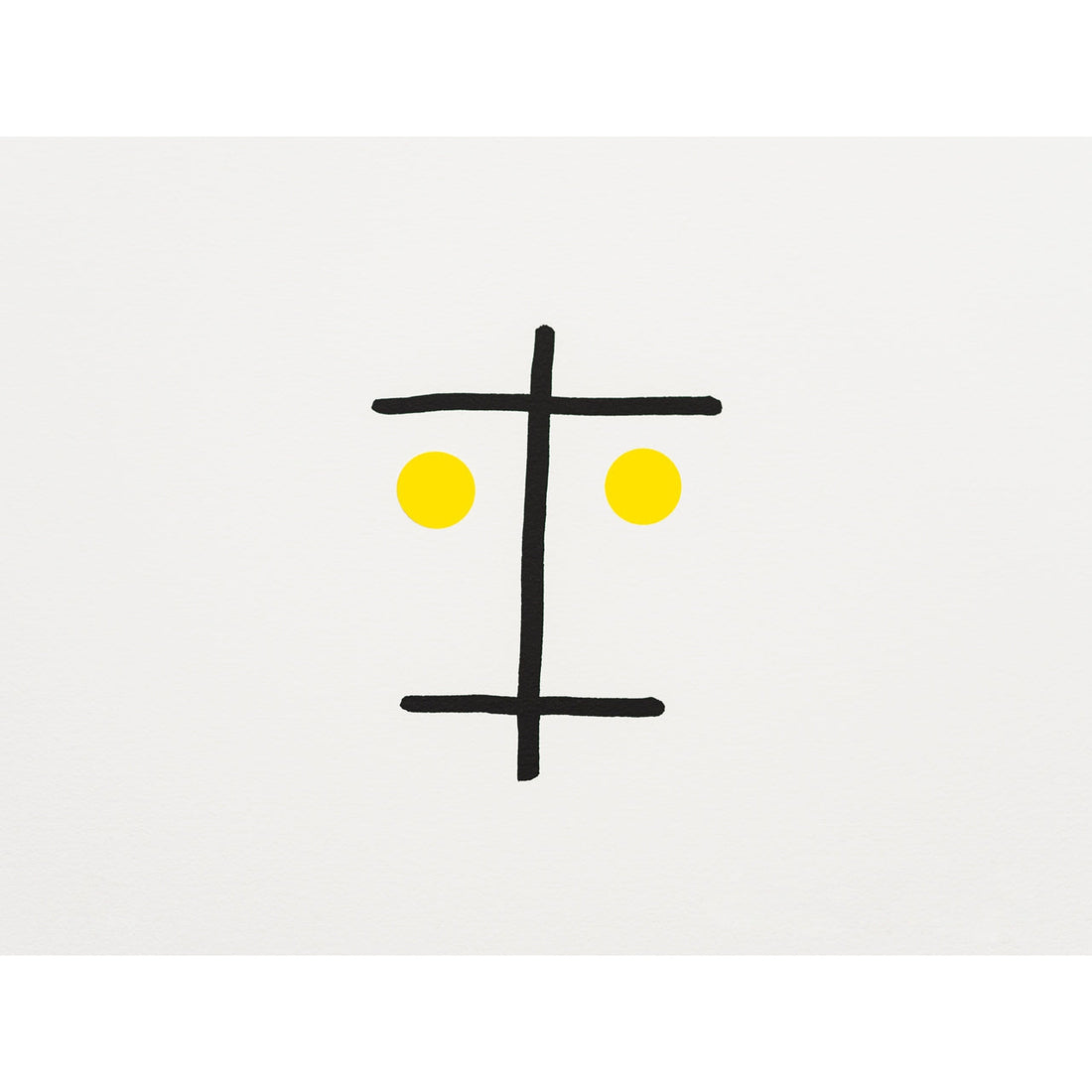Sérigraphie I Volti, Tre par Mimmo Paladino - Danese Milano-The Woods Gallery