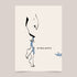 Sérigraphie "en tenue d’évêtue" bleu - Petites luxures Simon Frankart-The Woods Gallery