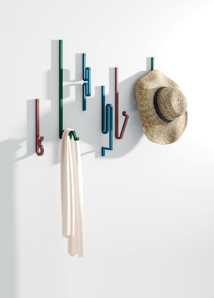 Set de 2 Patères "Zag" de Studio Bling - La Chance-Vert-The Woods Gallery