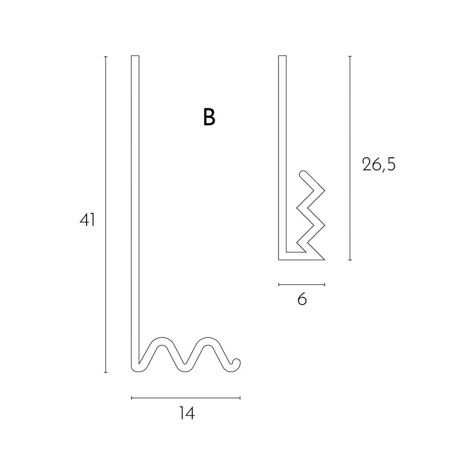 Set de 2 Patères "Zag" de Studio Bling - La Chance-Vert-The Woods Gallery
