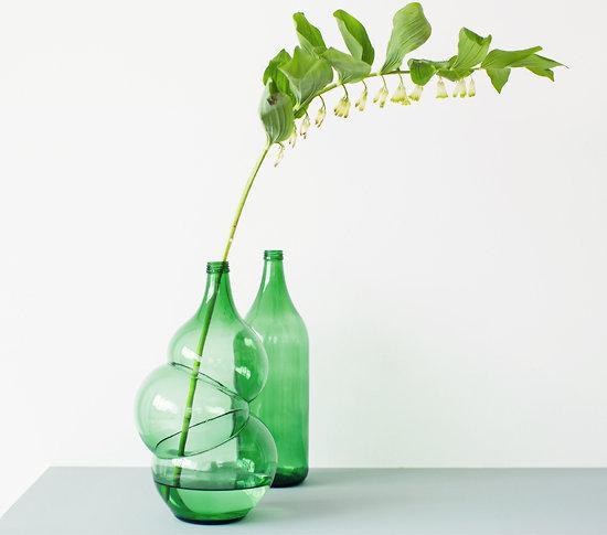 Soliflore en bouteille soufflée Klaas Kuiken-M16-The Woods Gallery