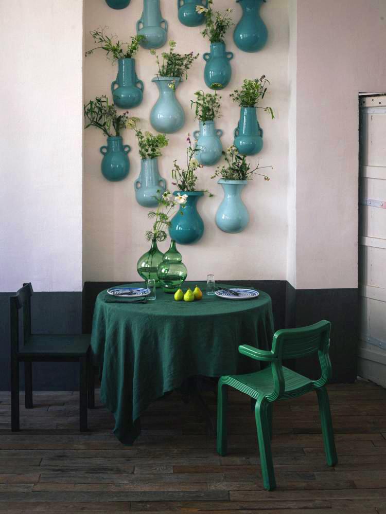 Soliflore en bouteille soufflée Klaas Kuiken-M16-The Woods Gallery