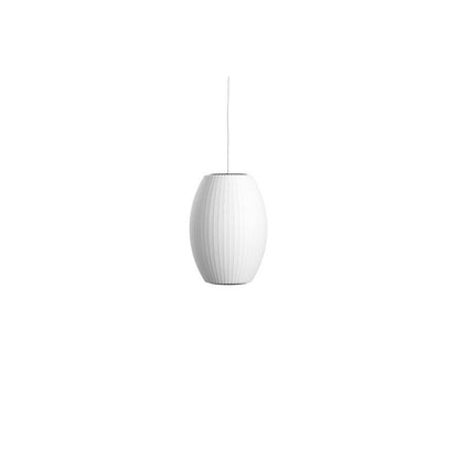Suspension "Cigar Bubble Pendant" de George Nelson - Hay-suspension vue de face sur fond blanc-The Woods Gallery