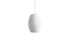 Suspension "Cigar Crisscross Bubble Pendant" de George Nelson - Hay-suspension vue de face sur fond blanc-The Woods Gallery