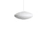 Suspension "Saucer Bubble Pendant" de George Nelson - Hay-suspension vue de trois quarts sur fond blanc-The Woods Gallery