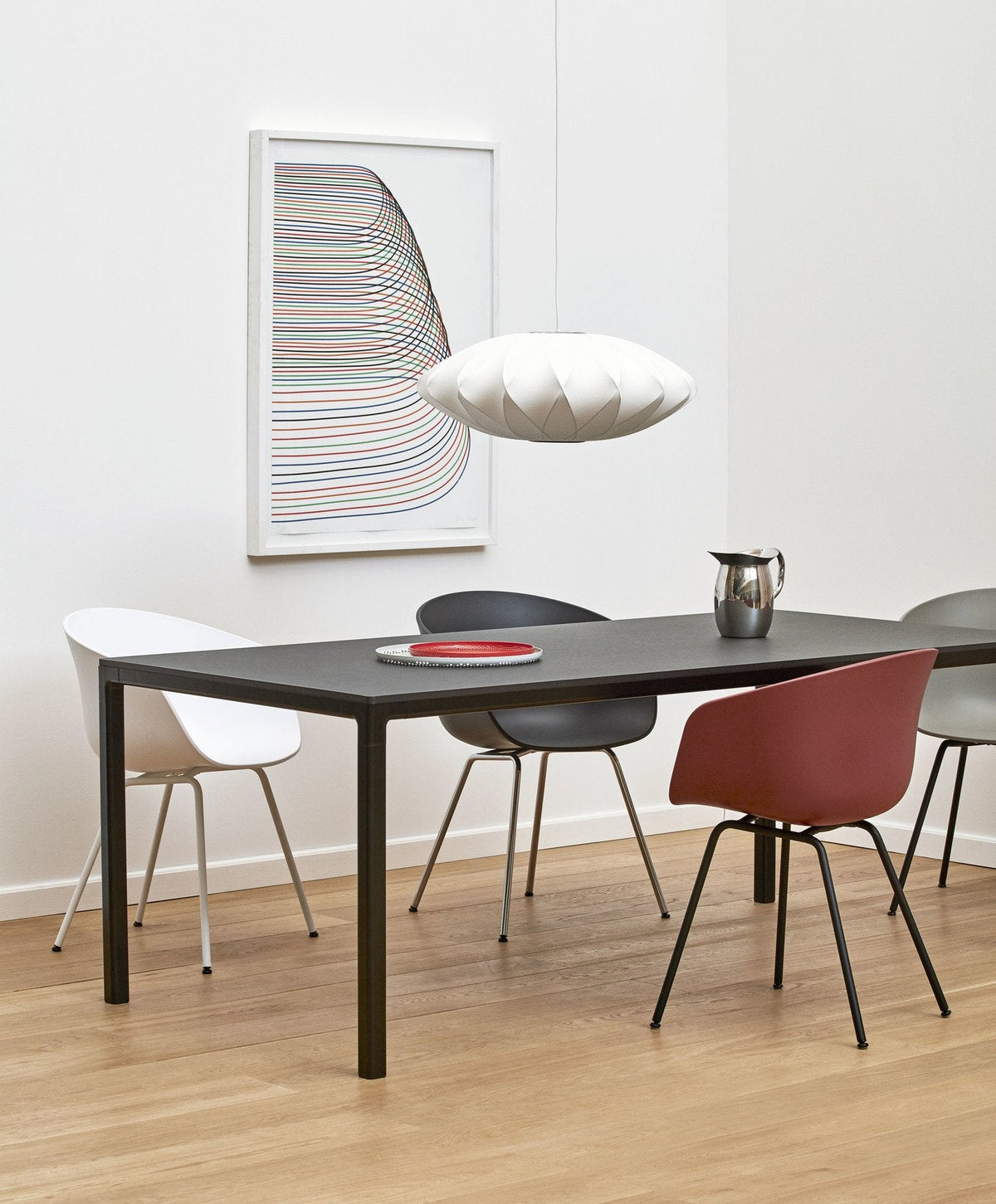 Suspension "Saucer Crisscross Bubble Pendant" de George Nelson - Hay-S Ø44.5 X H15-The Woods Gallery