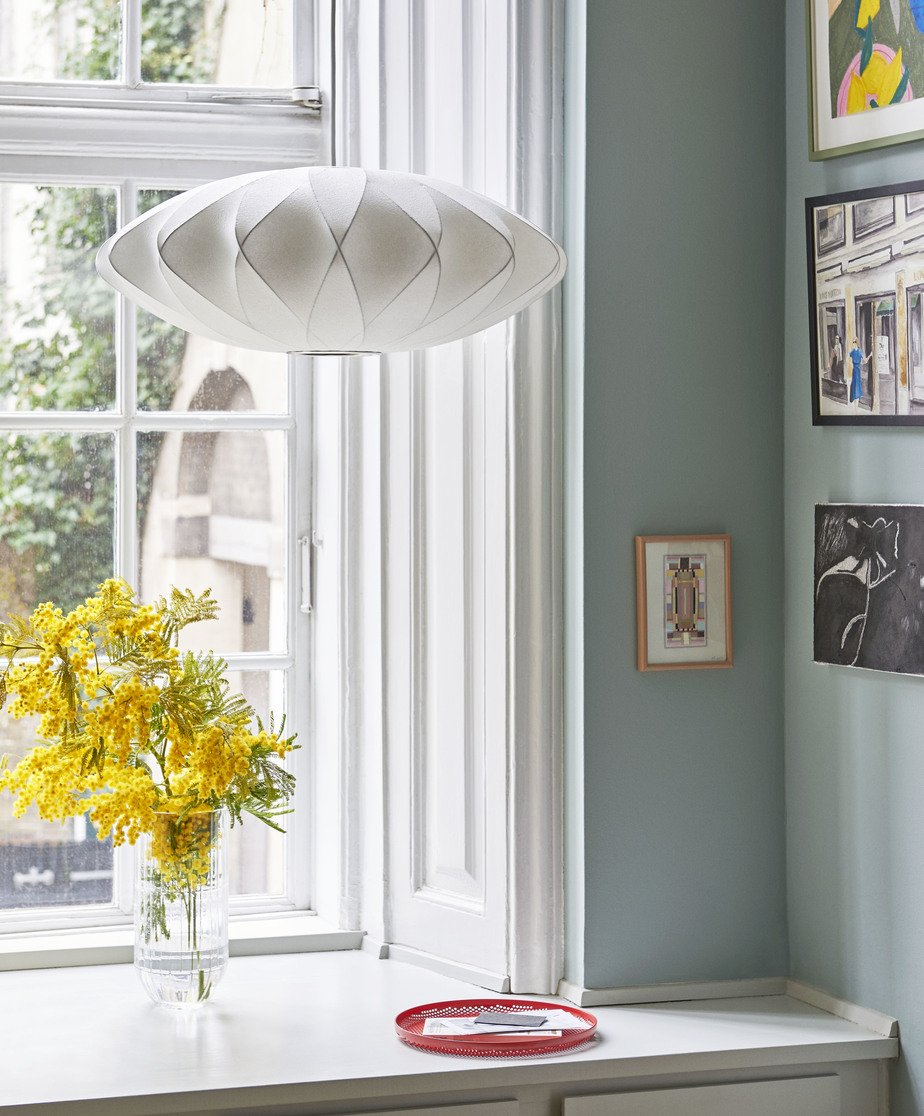Suspension "Saucer Crisscross Bubble Pendant" de George Nelson - Hay-S Ø44.5 X H15-The Woods Gallery