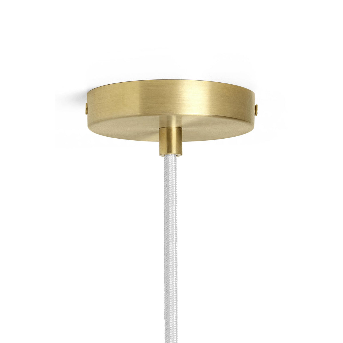 Suspension Vuelta de Trine Andersen - Ferm Living-Blanc-Laiton-Ø 8,4 x H 100 cm-The Woods Gallery