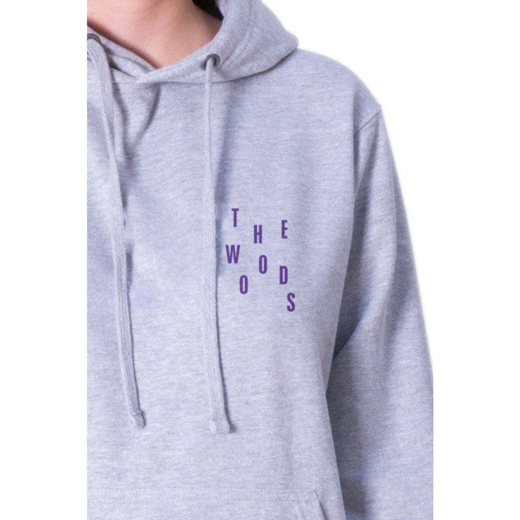 Sweatshirt à capuche gris Letters de The Woods-XS-The Woods Gallery