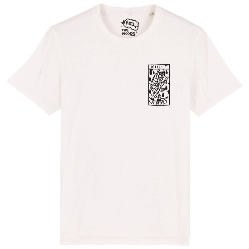 T-Shirt La Mort de Fuzi x The Woods-Blanc-XS-The Woods Gallery