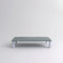 Table "Sunday" de Jean-Baptiste Souletie - La Chance-L 200 x l 100 cm-Marbre Indian Green brillant-Marbre Pele de Tigre mat-The Woods Gallery