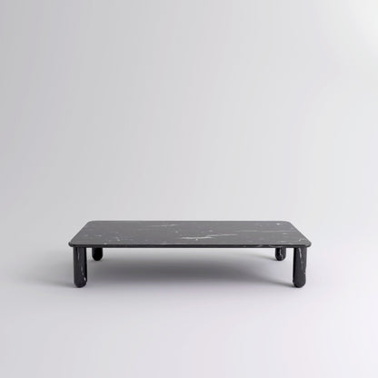 Table "Sunday" de Jean-Baptiste Souletie - La Chance-L 200 x l 100 cm-Marbre Marquina noir-Marbre Marquina noir brillant-The Woods Gallery