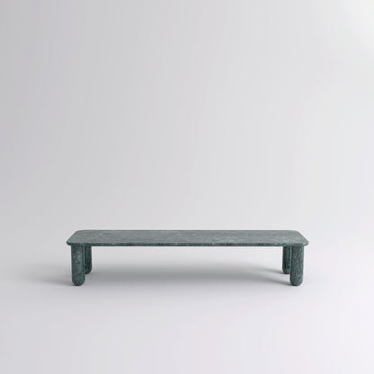 Table "Sunday" de Jean-Baptiste Souletie - La Chance-L 200 x l 50 cm-Marbre Indian Green brillant-Marbre Indian Green brillant-The Woods Gallery