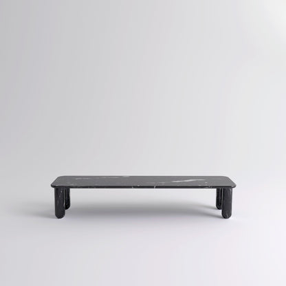 Table "Sunday" de Jean-Baptiste Souletie - La Chance-L 200 x l 50 cm-Marbre Marquina noir-Marbre Marquina noir brillant-The Woods Gallery