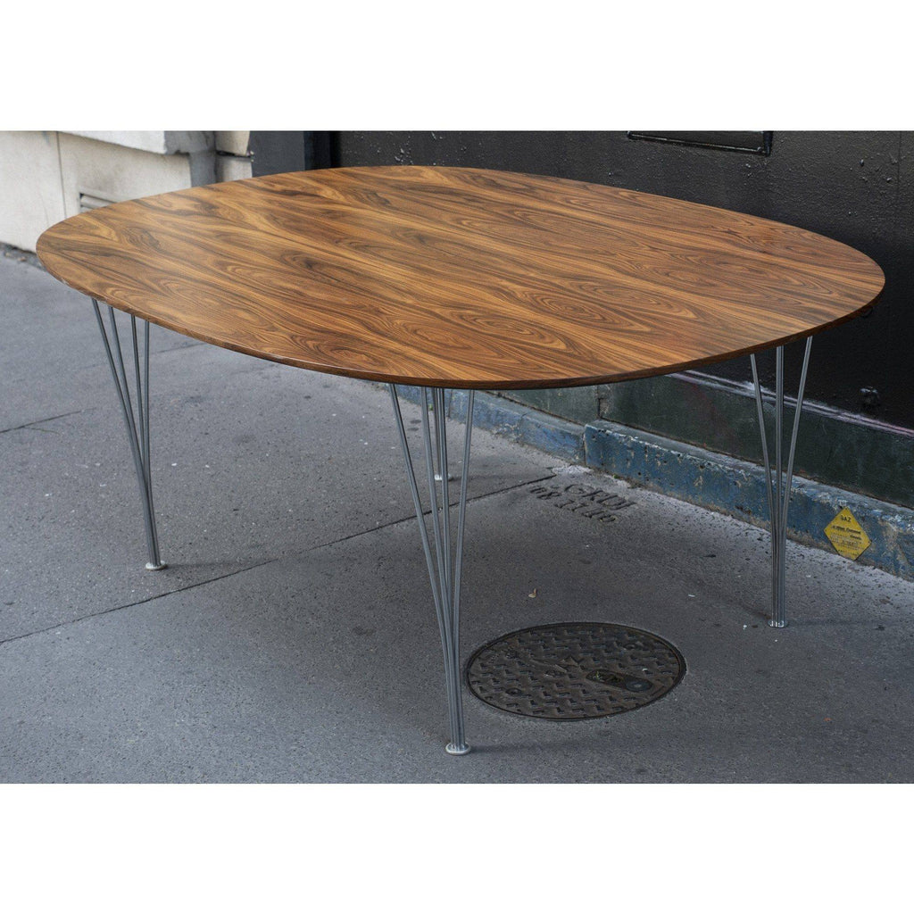 Table Super-Elliptique en palissandre 180cm de Jacobsen, Hein et Mathsson - Fritz Hansen - Vintage-The Woods Gallery